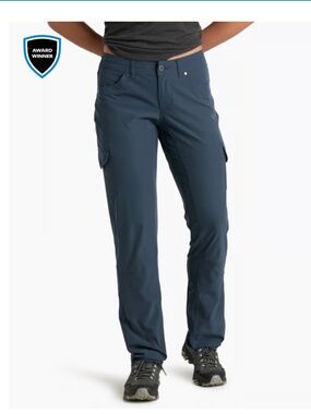 KÜHL Freeflex Roll-Up Hiking Pants Navy Blue Night Sky Women’s Size 8